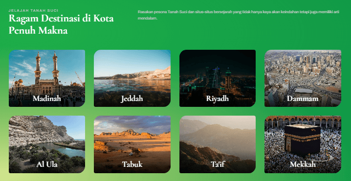 Ss Halaman Ragam Destinasi selain haji dan umrah