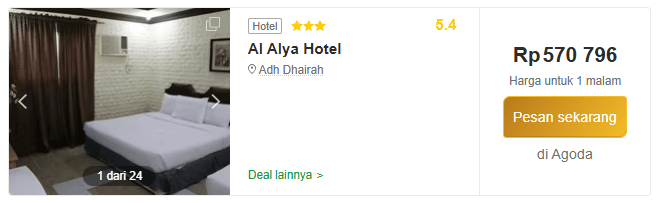 hotel termurah di madinah